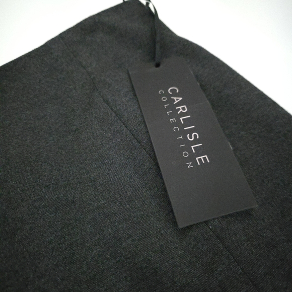 New Carlisle Collection Charcoal Gray Pencil Skirt Sz 8 - Picture 5 of 8